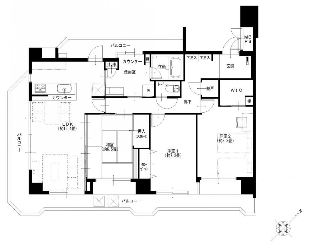 Shonan Fujisawa Spacious Apartment 7f Properties Solid Real Estate